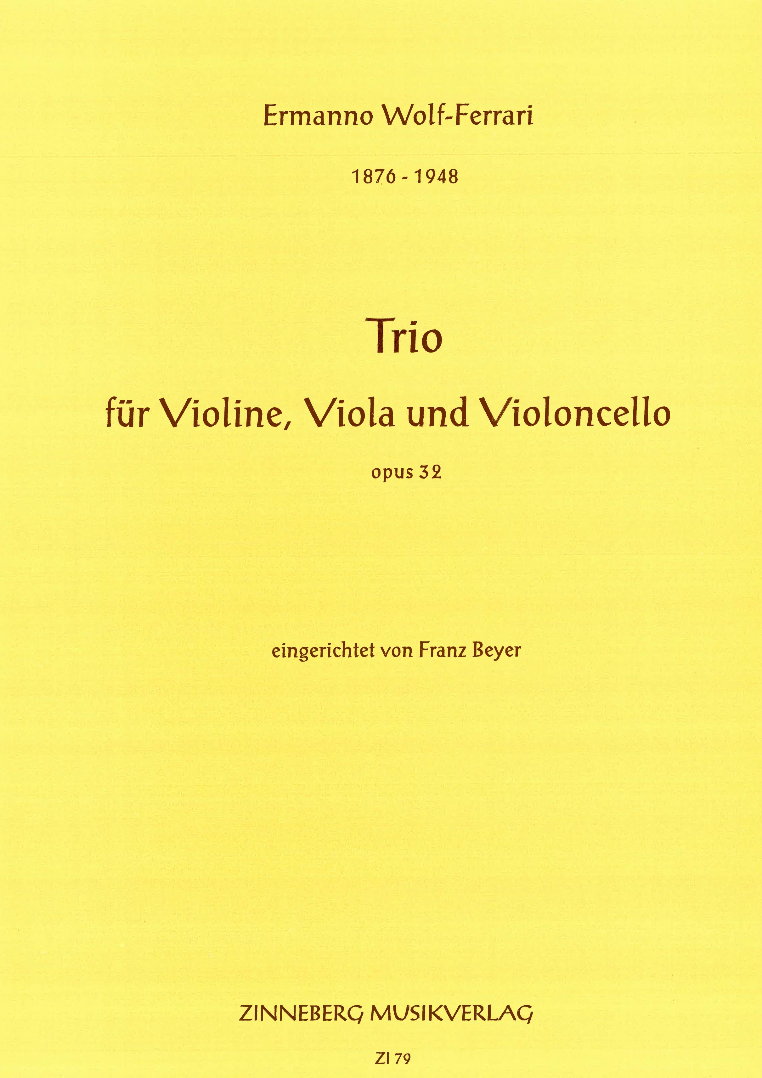 Trio für Violine, Viola und Violoncello, op. 32
