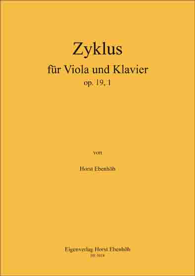 HE_5018_Titelblatt Ebenhöh, Horst – Zyklus für Viola und Klavier op. 19, 1