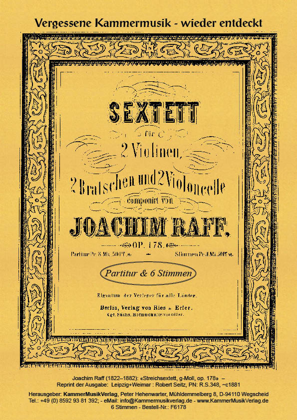 F6178-Raff_op_178_TitelgrafiktJ1vEPnNi76UA Raff, Joachim – Streichsextett, g-Moll, op. 178