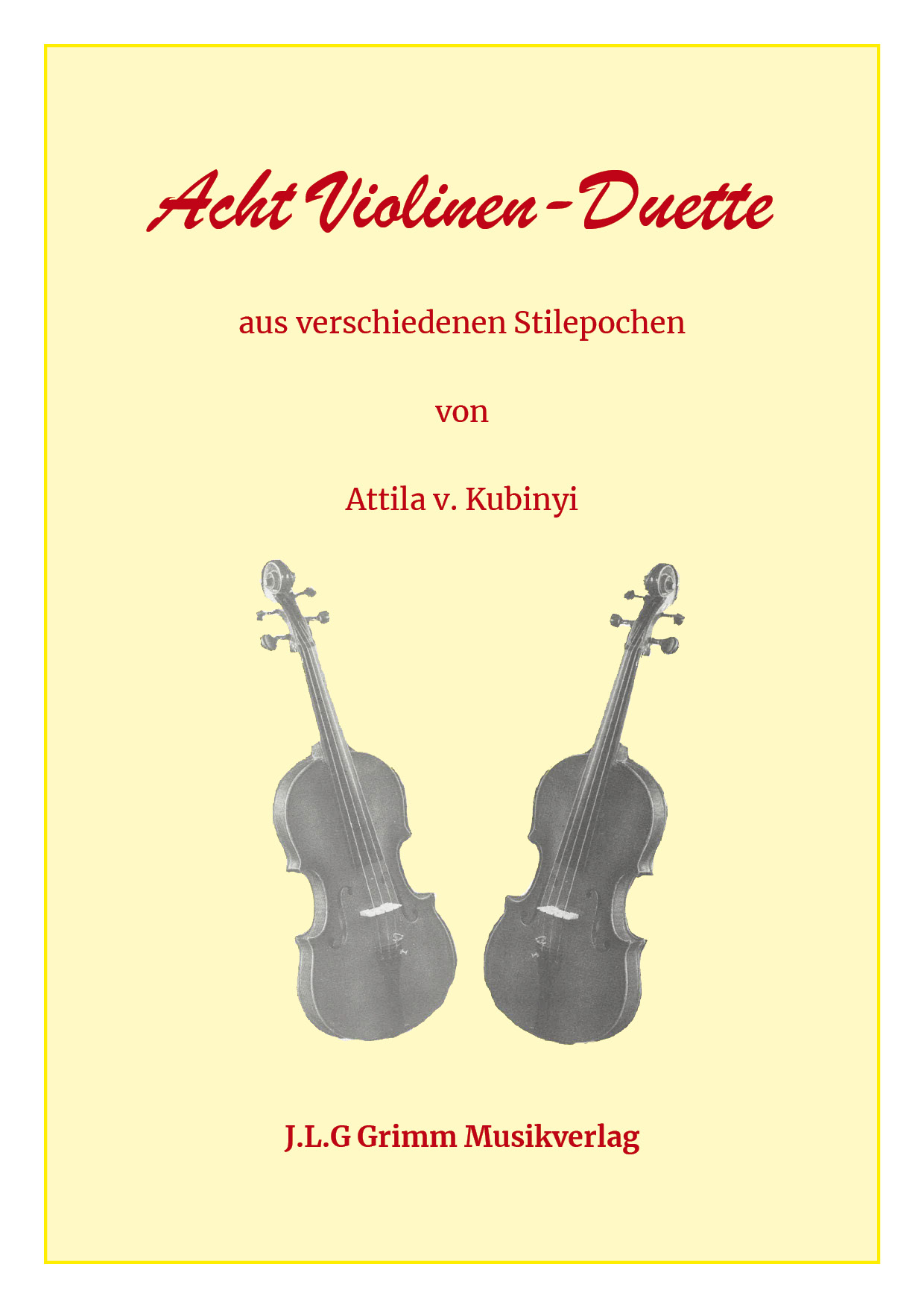 JLGG-1001vXnddM8MHGoPb Acht Violinen - Duette