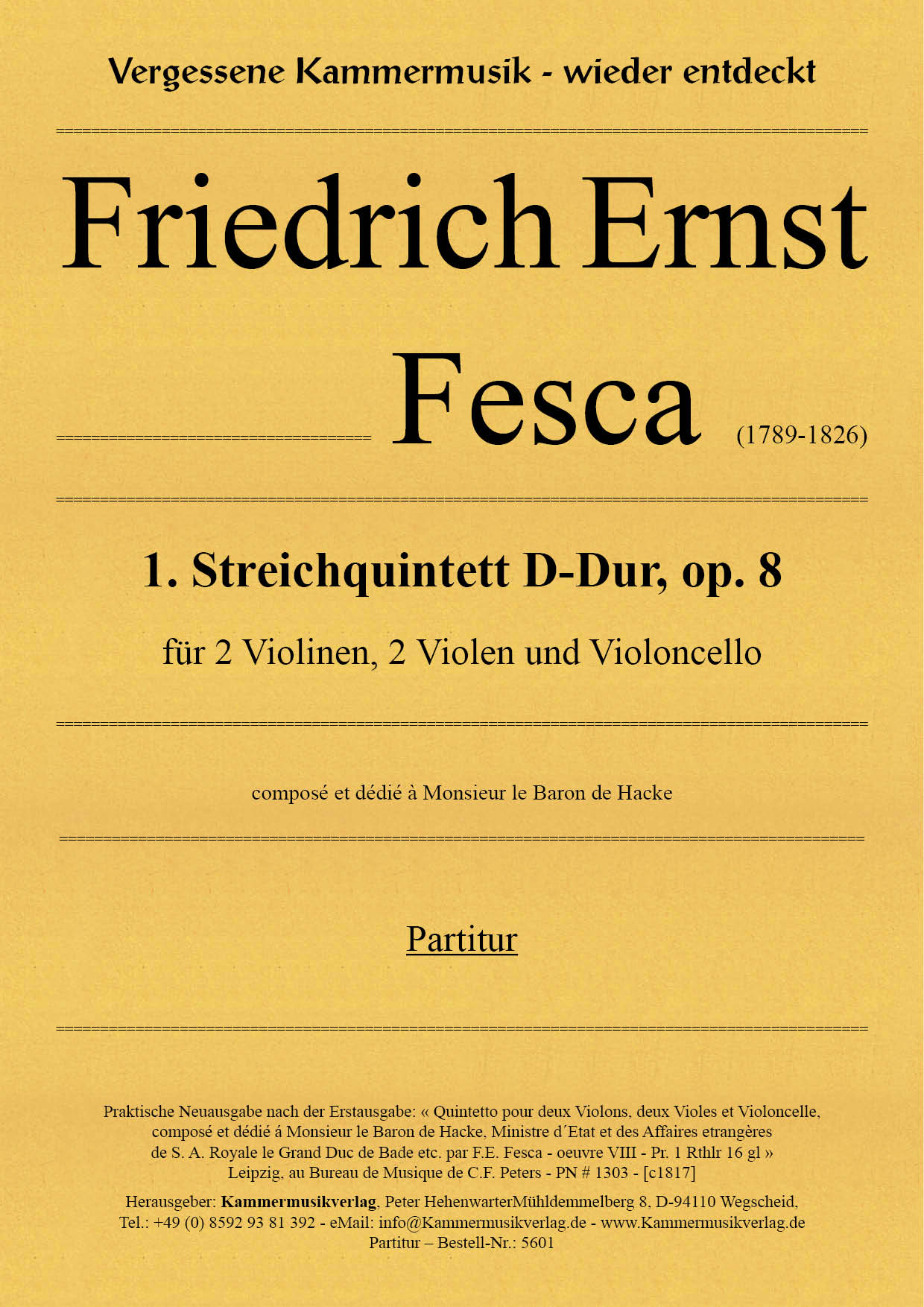 5601-Fesca_op_8_TitelgrafikHyXLtjFtu1NCZ Fesca, Friedrich Ernst – Streichquintett Nr. 1, D-Dur, op. 8
