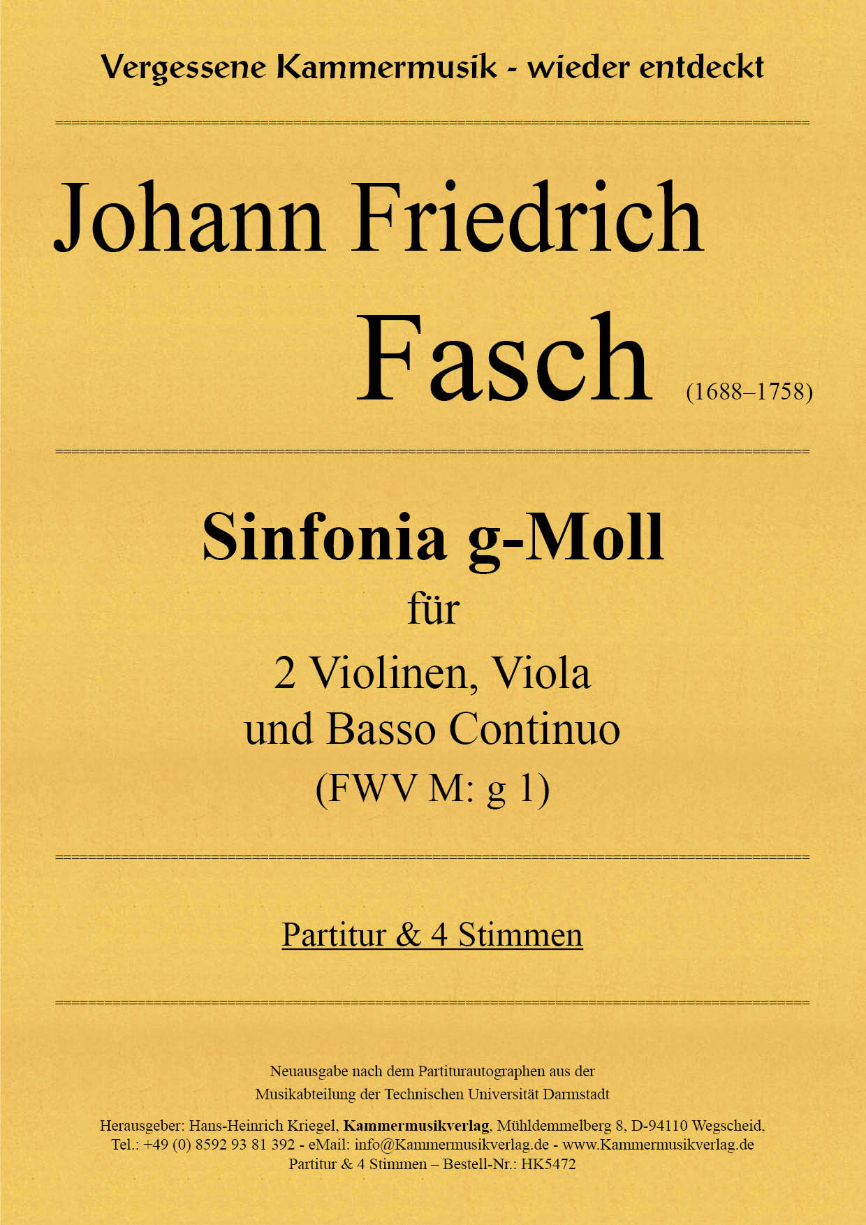 HK5472-Fasch_Sinf_g_Moll_1__Titelgrafik Fasch, Johann Friedrich – Sinfonia g-Moll (FWV M: g 1)
