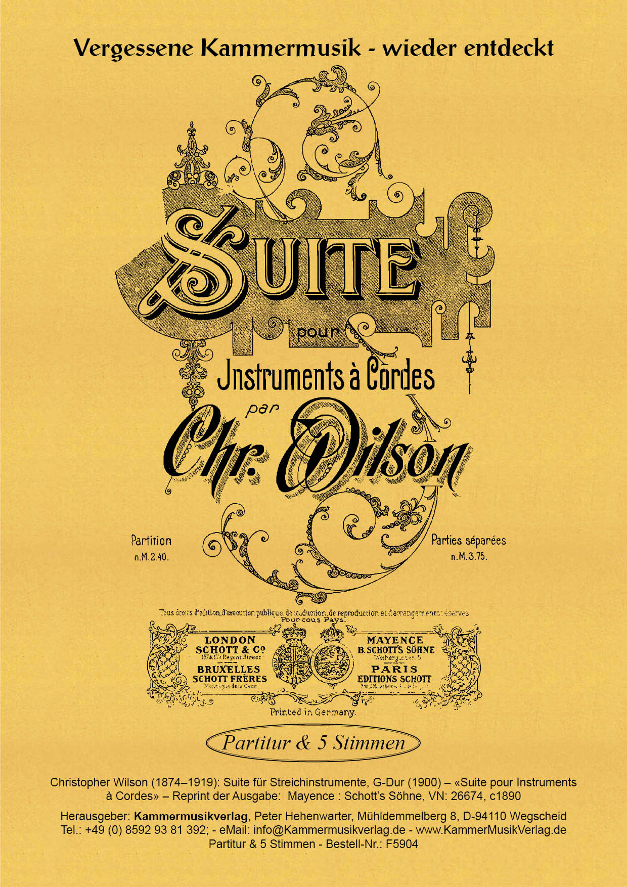 F5904_Wilson__TitelgrafikWaMn8OFosP9FB Wilson, Christopher – Suite für Streichinstrumente, G-Dur