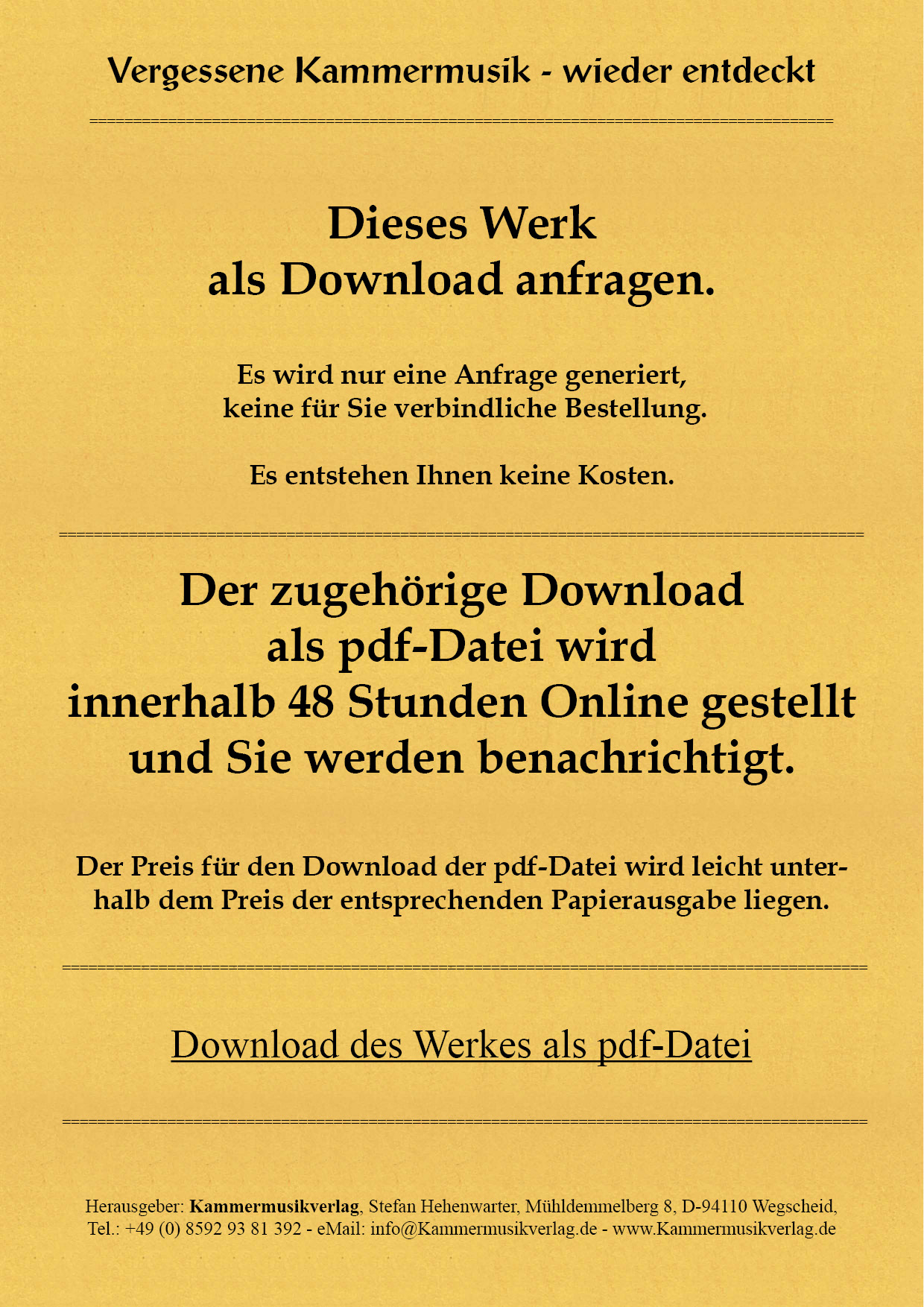 Download-Bestellung