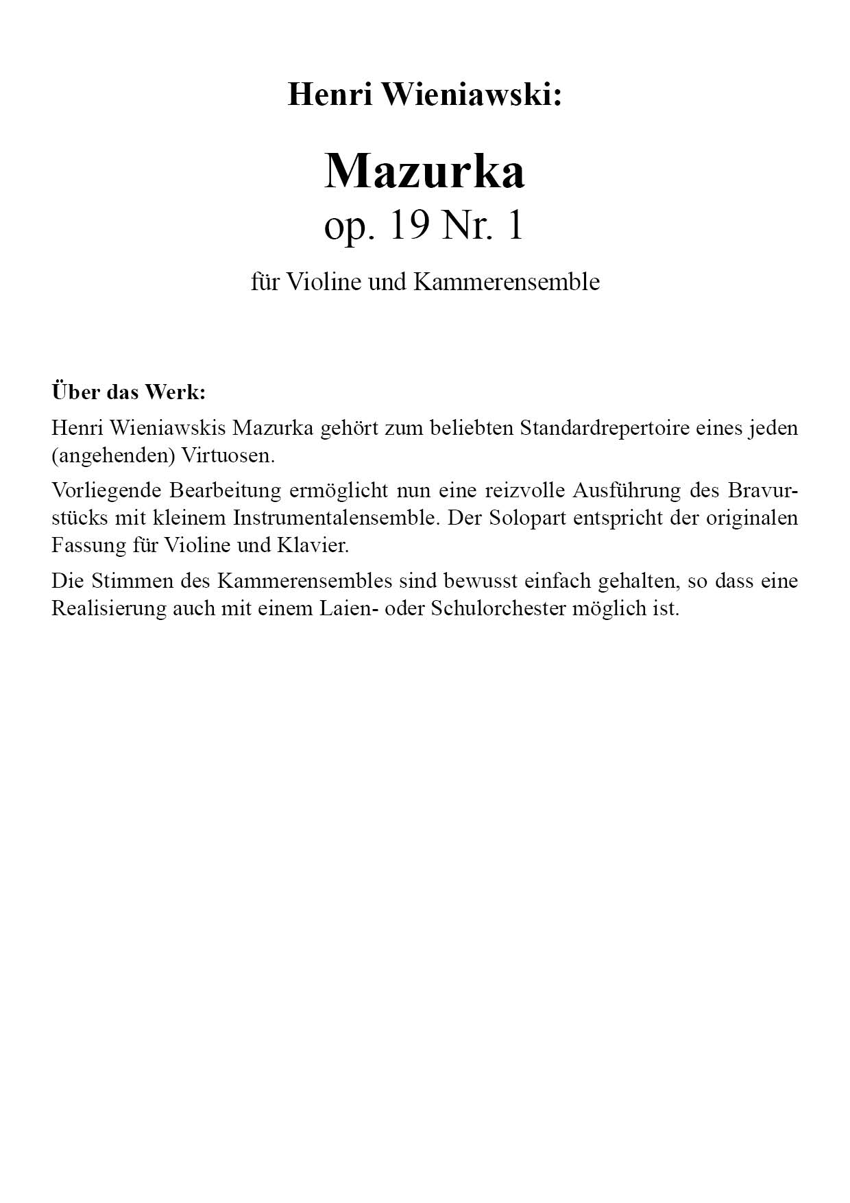 FK9009-Wieniawski_Mazurka_Partitur