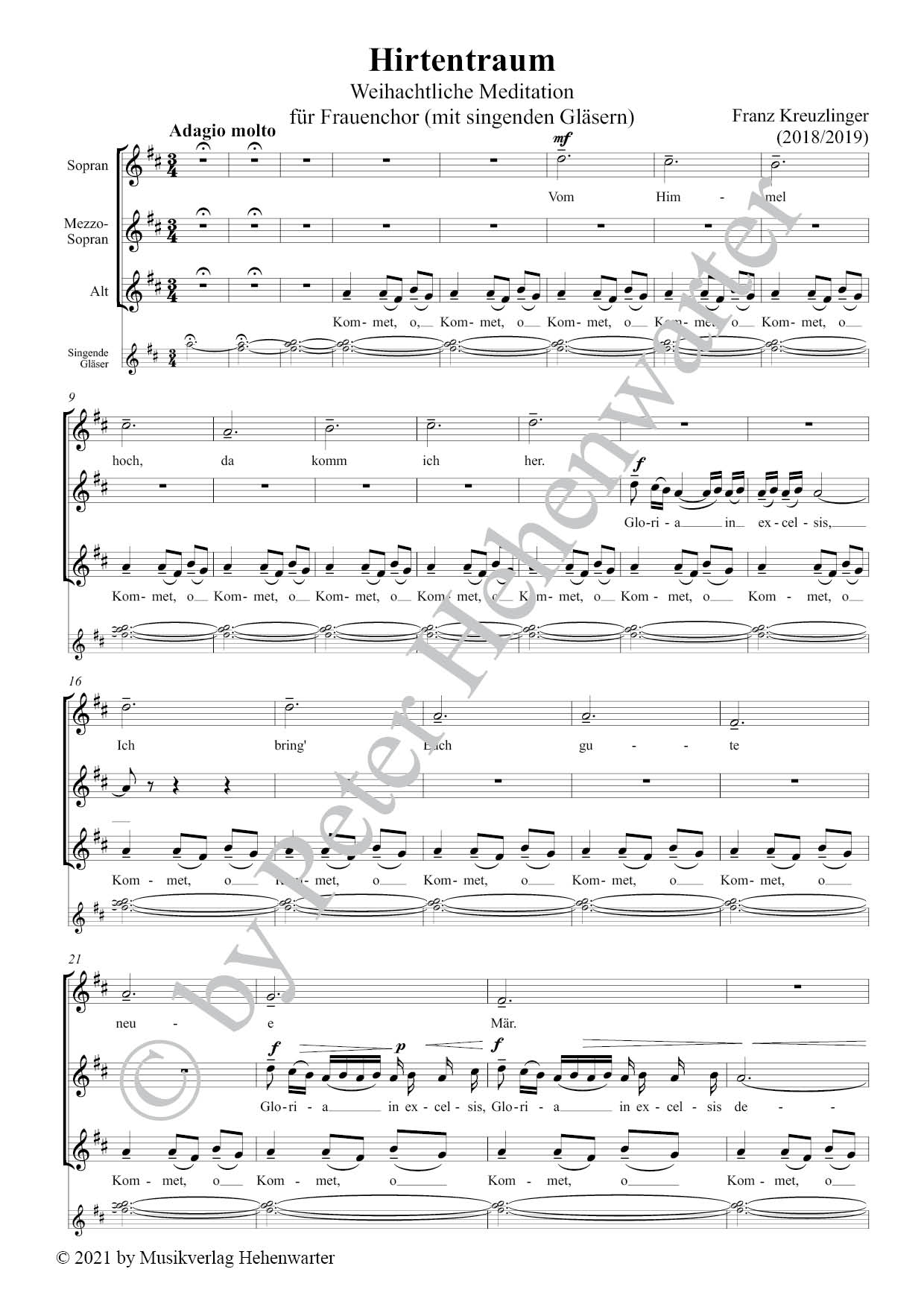 FK3001-Hirtentraum_Chorpartitur