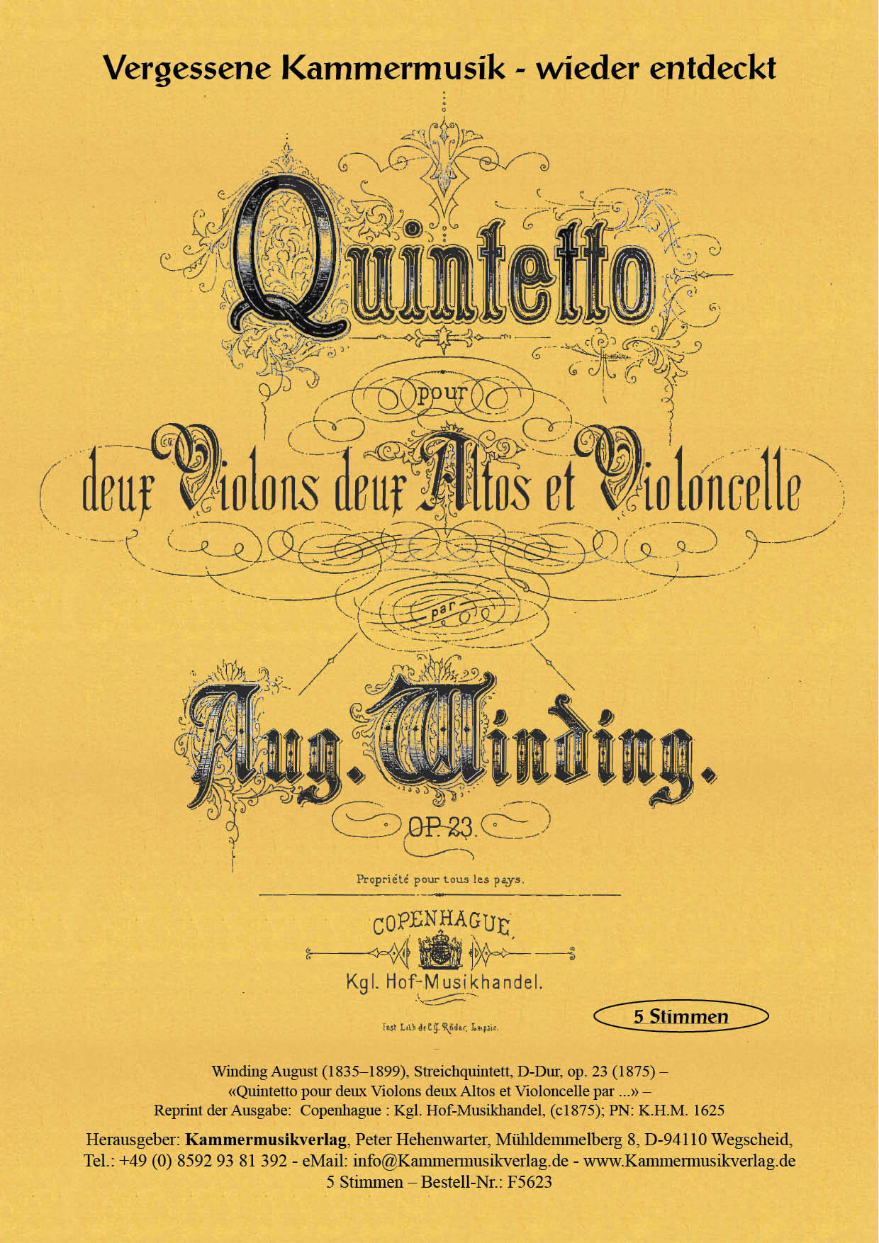 F5623-Winding_op_23_Titelgrafik Winding, August - String Quintet, D major, op.23