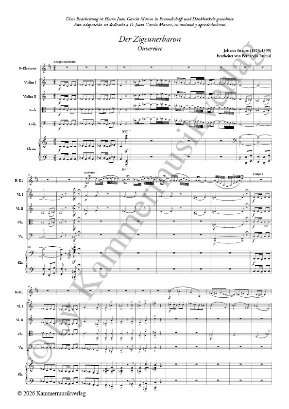 Strauss, Johannes – Der Zigeunerbaron – Ouvertüre