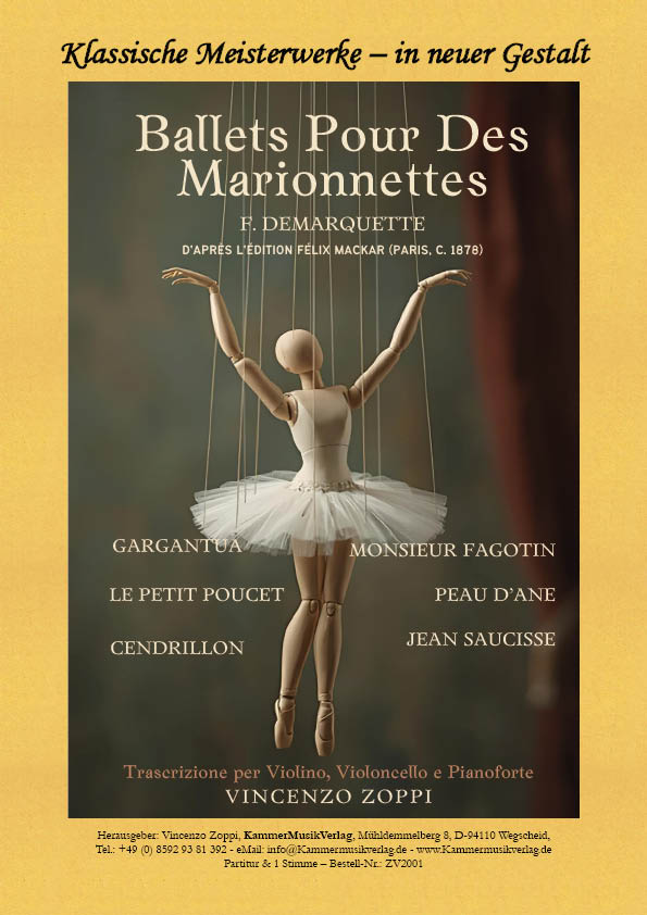 Zoppi, Vincenzo – Ballets Pour Des Marionettes