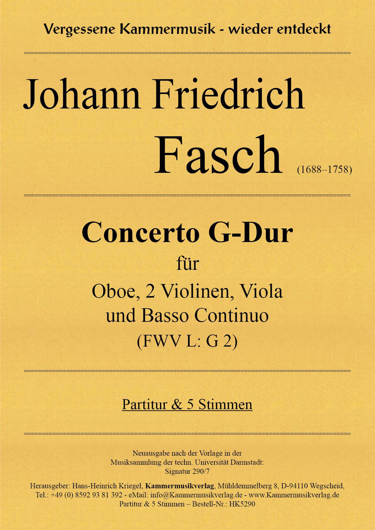 HK5290-Fasch-Oboe_G-Dur_2__Titelgrafik Fasch, Johann Friedrich – Concerto G-Dur (FWV L: G 2)