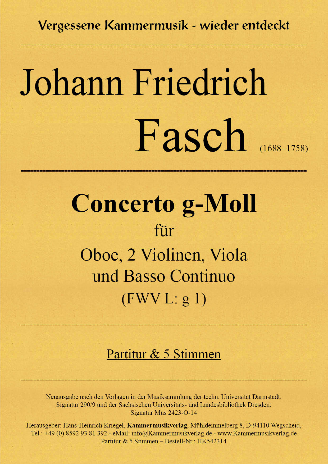 HK542314-Fasch-Oboe_g_Moll_1__Titelgrafik Fasch, Johann Friedrich – Concerto g-Moll (FWV L: g 1)