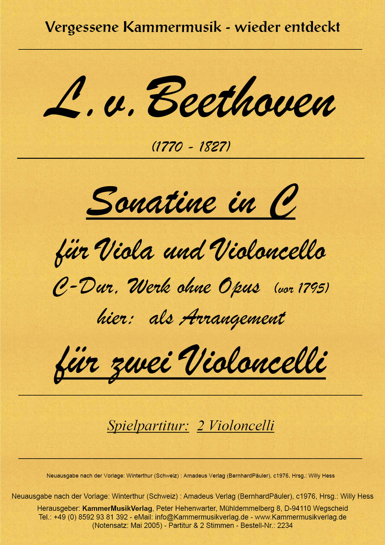 2234-Beethoven_Titelgraphik58767f64432f7 Beethoven, Ludwig van - Sonatina in C major, work without opus