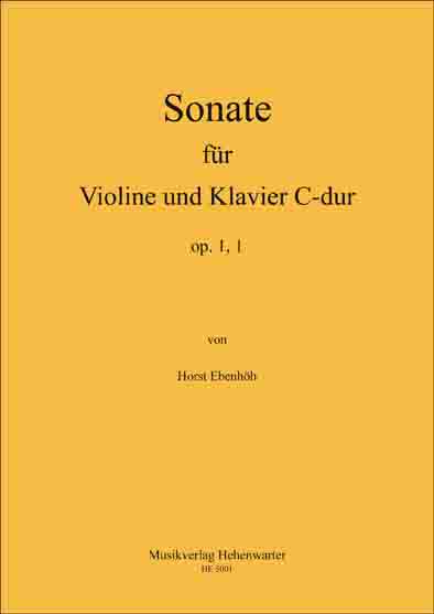 HE_5001_Titelblatt Ebenhöh, Horst - Sonata No. 1 for violin and piano