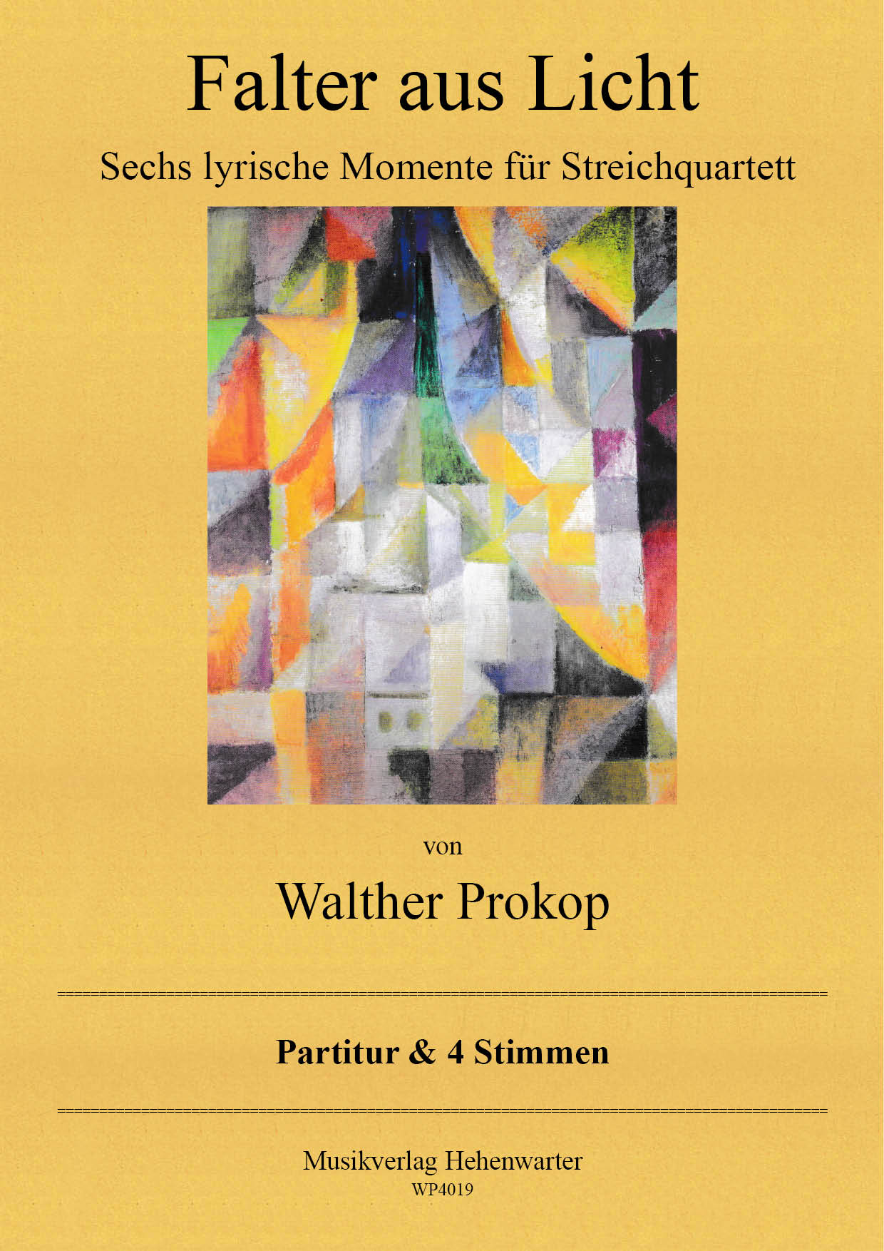 WP4019-Falter___Titelgrafik Prokop, Walther – Falter aus Licht