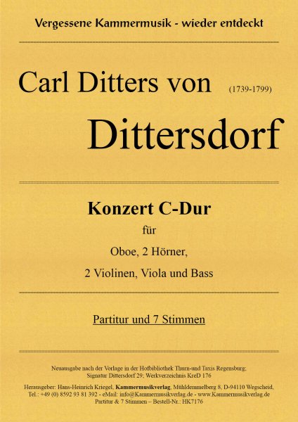Dittersdorf, Carl Ditters von – Konzert C-Dur