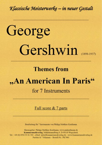 Gershwin George – Themes from „An American In Paris“