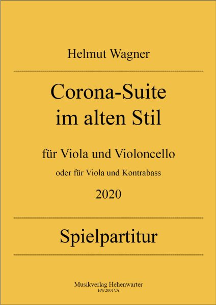 Wagner, Helmut – Corona-Suite im alten Stil