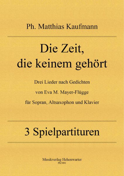Ph. Matthias Kaufmann – Die Zeit, die keinem gehört