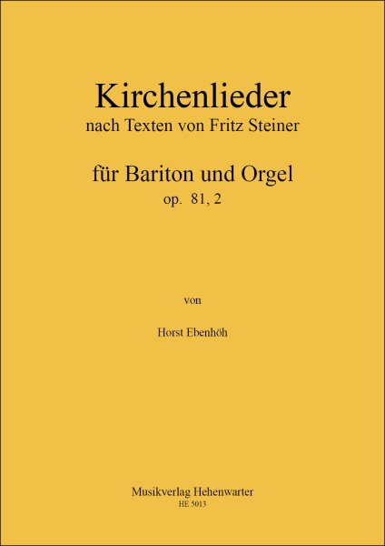 Ebenhöh, Horst – Kirchenlieder op. 81,2