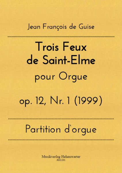 Guise, Jean François de – Trois Feux de Saint-Elme