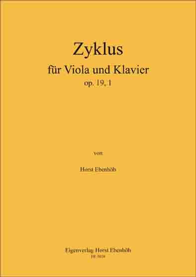 Ebenhöh, Horst – Zyklus für Viola und Klavier op. 19, 1